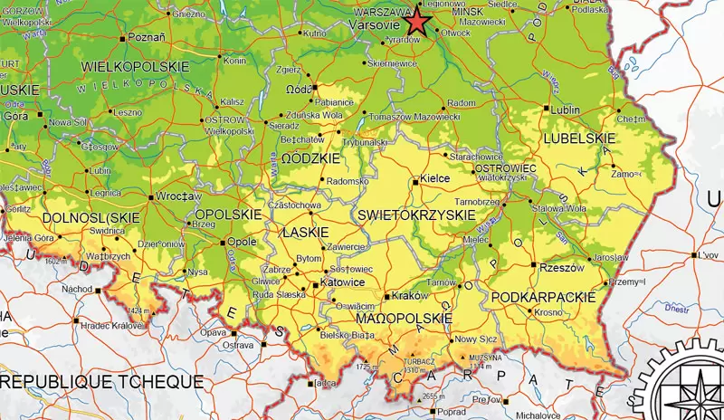 map_poland_vector_simple_relief_ai_cdr_1