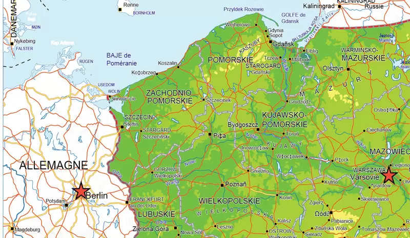 map_poland_vector_simple_relief_ai_cdr_2