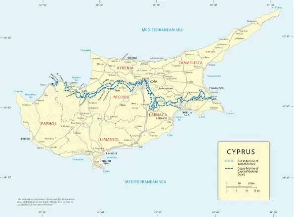 Cyprus: Free download vector map Cyprus, Adobe Illustrator, download now
