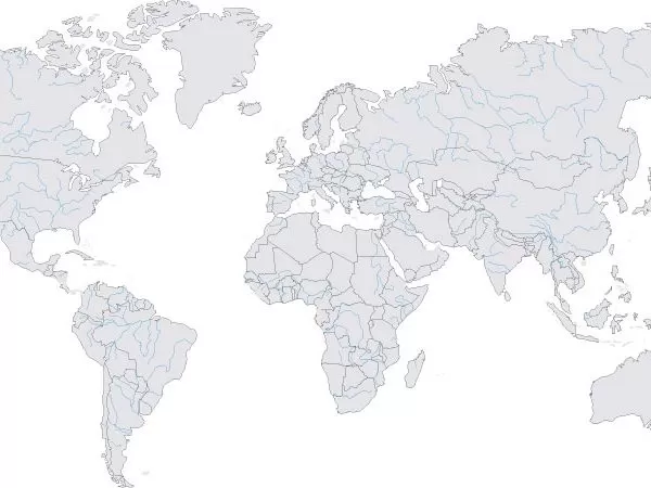 Free vector map World contour 1, Adobe Illustrator, download now maps vector clipart >>>>> Map for design, projects, presentation free to use as you like.
