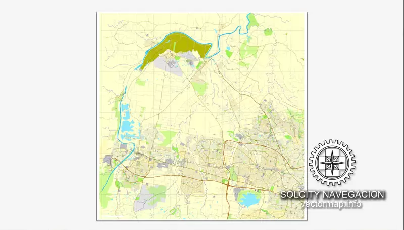 Map vector Sydney, Australia, printable vector street 4 parts City Plan map, full editable, Adobe illustrator Map for design, print, arts, projects, presentations, for architects, designers and builders