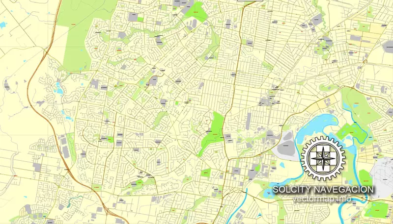 Map vector Sydney, Australia, printable vector street 4 parts City Plan map, full editable, Adobe illustrator Map for design, print, arts, projects, presentations, for architects, designers and builders