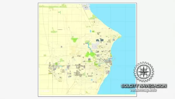 Map vector Wind Point, Wisconsin, US printable vector street City Plan map, full editable, Adobe Illustrator Map for design, print, arts, projects, presentations, for architects, designers and builders