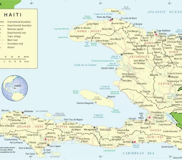 Free vector map Haiti, Adobe Illustrator, download now maps vector clipart >>>>> Map for design, projects, presentation free to use as you like.