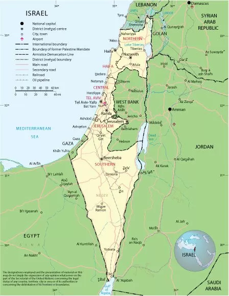 Free vector map Israel, Adobe Illustrator, download now maps vector clipart >>>>> Map for design, projects, presentation free to use as you like.