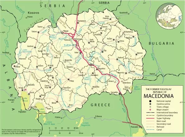 Free vector map Macedonia, Adobe Illustrator, download now maps vector clipart >>>>> Map for design, projects, presentation free to use as you like.
