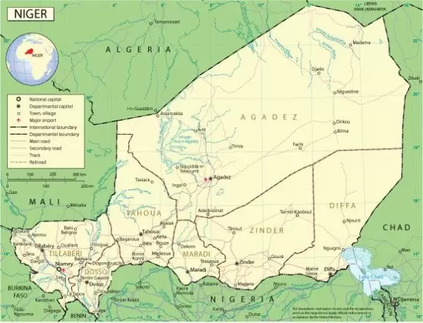 Free vector map Niger, Adobe Illustrator, download now maps vector clipart >>>>> Map for design, projects, presentation free to use as you like.
