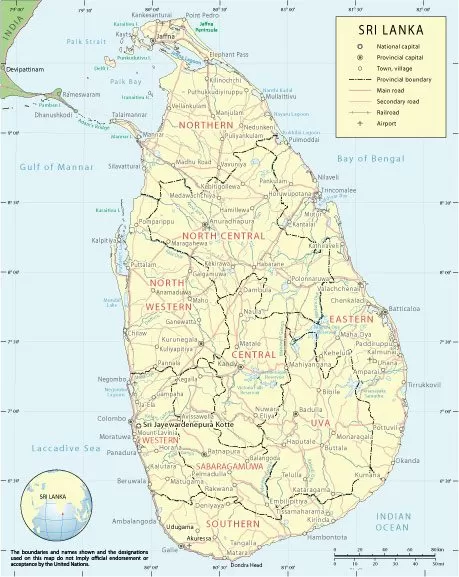 Free vector map Sri Lanka, Adobe Illustrator, download now maps vector clipart >>>>> Map for design, projects, presentation free to use as you need.