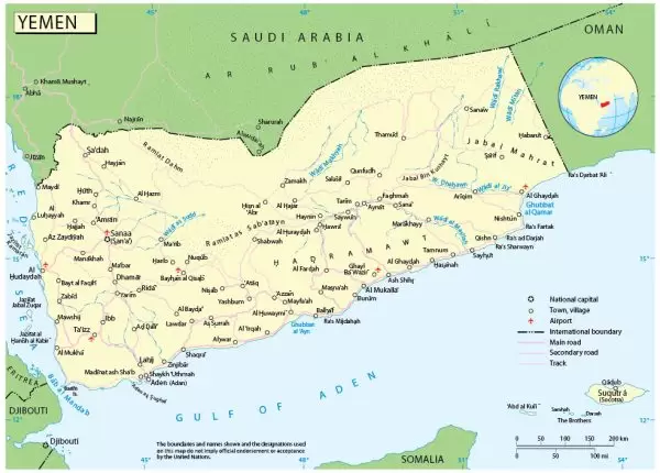 Free vector map Yemen Adobe Illustrator, download now maps vector clipart >>>>> Map for design, projects, presentation free to use as you need.