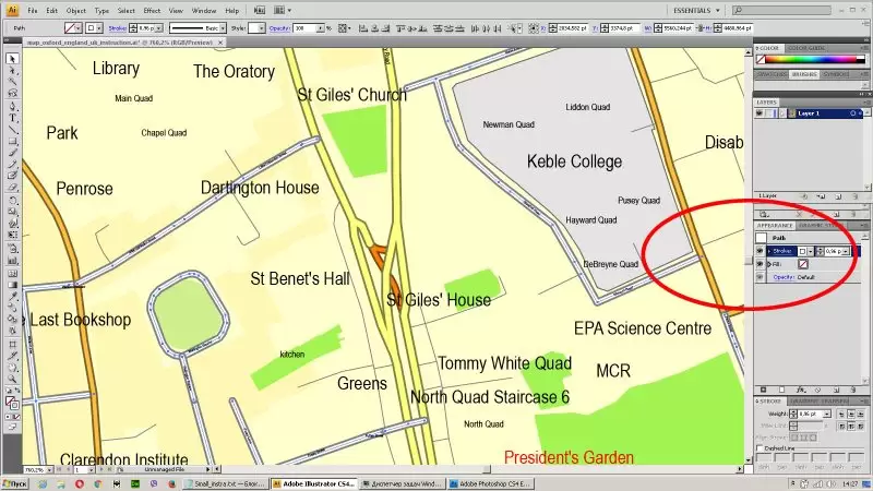 Create fat lines of the streeta on the vector maps (bulk action) 2