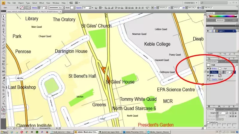 Create fat lines of the streeta on the vector maps (bulk action) 2