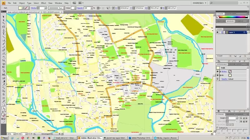 Create fat lines of the streeta on the vector maps (bulk action) 3