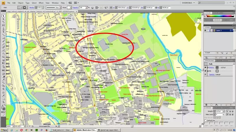 select object on vector map