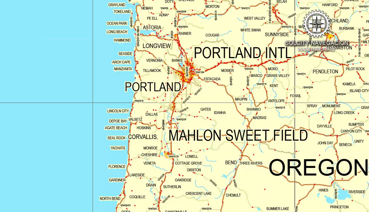 Map vector USA + Canada, printable vector Counrty Road map, GPS correct Mercator Projection, full editable, Adobe illustrator Map for design, print, arts, projects, presentations, for architects, designers and builders