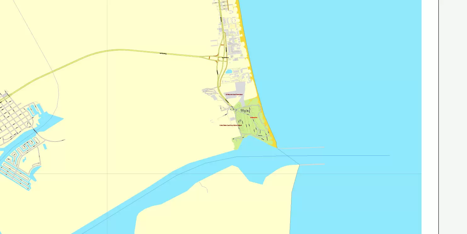 PDF map Brownsville, Texas, US, Matamoros, Mexico, printable vector street City Plan map, full editable, Adobe PDF, full vector, scalable, editable, text format street names, 7 mb ZIP