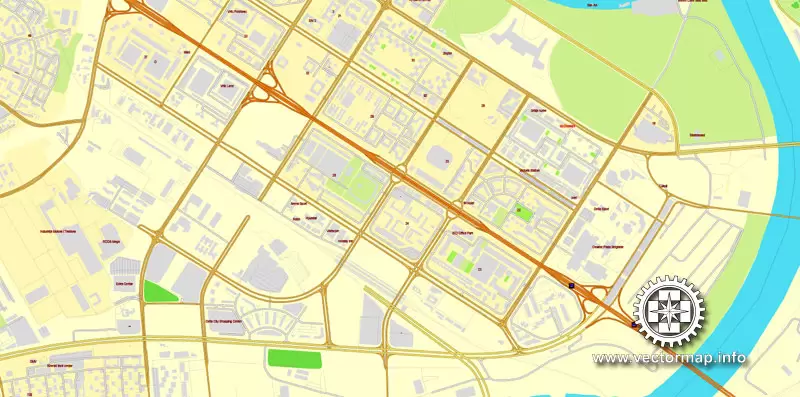 Vector map Belgrad, Serbia, printable vector street City Plan map, full editable, Adobe Illustrator, full vector, scalable, editable, text format street names, 9,0 mb ZIP