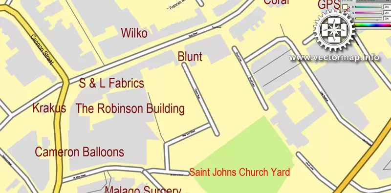 Vector map Bristol, England, printable vector street City Plan map, full editable, Adobe Illustrator, full vector, scalable, editable, text format street names, 11,5 mb ZIP