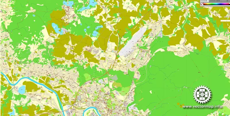 Vector Map Dresden, Germany, printable vector street City Plan map, full editable, Adobe Illustrator, full vector, scalable, editable, text format street names, 16,1 mb ZIP