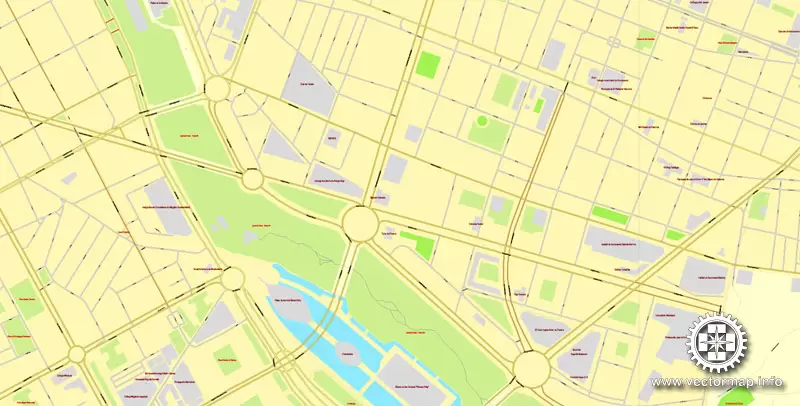 Vector Map Valencia, Spain, printable vector street map, City Plan V.2, full editable, Adobe Illustrator, Royalty free, full vector, scalable, editable, text format street names, 3,3 mb ZIP All streets, some more buildings.