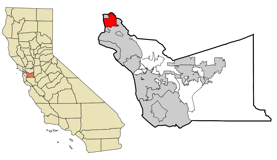 Free Vector Map Berkeley