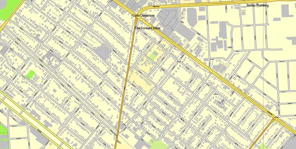 Vector Map Adelaide, Australia, printable vector street City Plan map V3-2016.08, full editable, Adobe Illustrator, full vector, scalable, editable, text format street names, 19 mb ZIP