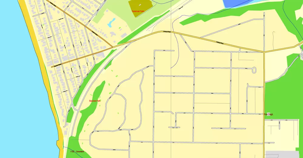 Vector map Vancouver exact map V.3.08: Printable City Plan Map in 4 parts of Greater Vancouver, Canada, Adobe Illustrator, full vector, scalable, editable, separated text layer street names, 29 mb ZIP