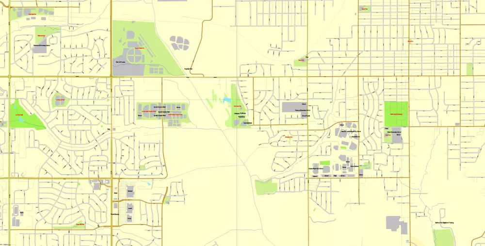 Printable Map Omaha, Nebraska, US, exact vector street City Plan map V3.09, full editable, Adobe Illustrator, full vector, scalable, editable text format street names, 11 mb ZIP