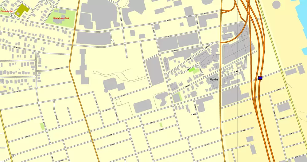 Printable Map Providence, Rhode Island, US, exact vector street City Plan map V3.09, full editable, Adobe Illustrator, full vector, scalable, editable text format street names, 6 mb ZIP