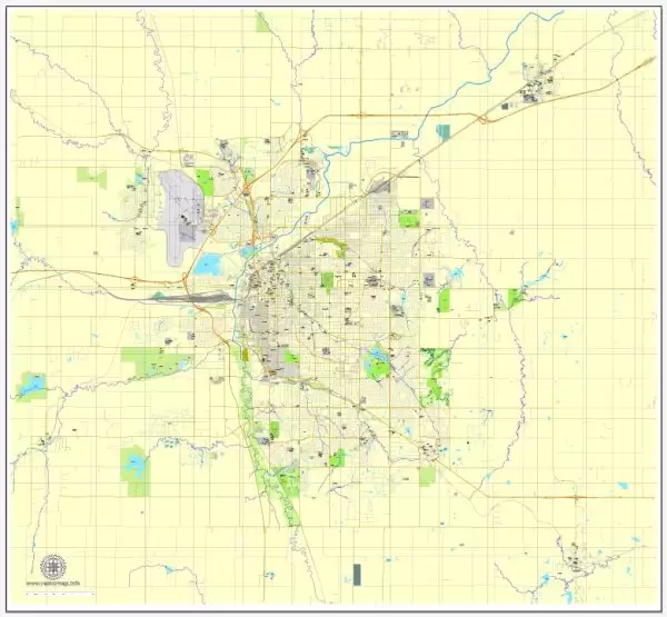ncoln PDF map, Nebraska, US printable vector street City Plan map, full editable, Adobe PDF, V3.10, full vector, scalable, editable, text format  street names, 12 Mb ZIP.