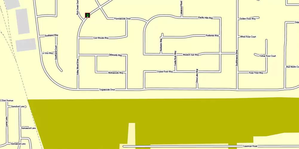 Printable Map Sacramento, California, exact vector street City Plan map v.02.11, fully editable, Adobe Illustrator, full vector, scalable, editable text format of street names, 73 Mb ZIP.