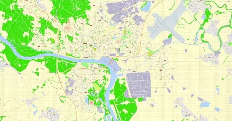 K vytlačenie Mapa Bratislava oblasť metra, Slovensko, presná vektor ulice G-View Level 17 (100 metrov os) máp, V.12.12. plne editovateľné, Adobe Illustrator, plná vektora, škálovateľné, editovateľné textovom formáte názvov ulíc (slovenské), 8 Mb ZIP.