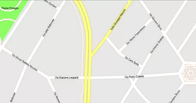 Printable Map Florence Firenze, Italy, exact vector street G-View Level 17 (100 meters scale) map, V.16.12. fully editable, Adobe Illustrator, full vector, scalable, editable text format of street names, 7 Mb ZIP.