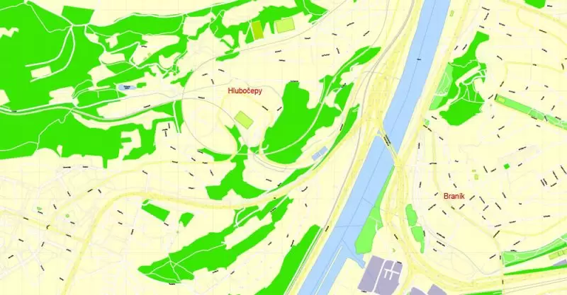 Printable Map Prague (Praha) metro area, Czech Republic, exact vector street G-View Level 17 (100 meters scale) map, V.12.12. fully editable, Adobe Illustrator, full vector, scalable, editable text format of street names (czech), 30 Mb ZIP. K vytisknutí Mapa Prahy (Prague) oblast metra, Česká republika, přesná vektor ulice G-View Level 17 (100 metrů osa) map, V.12.12. plně editovatelné, Adobe Illustrator, plná vektoru, škálovatelné, editovatelné textovém formátu názvů ulic (český), 30 Mb ZIP.