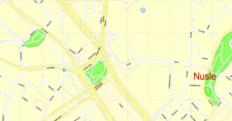 Printable Map Prague (Praha) metro area, Czech Republic, exact vector street G-View Level 17 (100 meters scale) map, V.12.12. fully editable, Adobe Illustrator, full vector, scalable, editable text format of street names (czech), 30 Mb ZIP. K vytisknutí Mapa Prahy (Prague) oblast metra, Česká republika, přesná vektor ulice G-View Level 17 (100 metrů osa) map, V.12.12. plně editovatelné, Adobe Illustrator, plná vektoru, škálovatelné, editovatelné textovém formátu názvů ulic (český), 30 Mb ZIP.