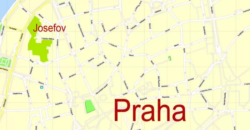 Printable Map Prague (Praha) metro area, Czech Republic, exact vector street G-View Level 17 (100 meters scale) map, V.12.12. fully editable, Adobe Illustrator, full vector, scalable, editable text format of street names (czech), 30 Mb ZIP. K vytisknutí Mapa Prahy (Prague) oblast metra, Česká republika, přesná vektor ulice G-View Level 17 (100 metrů osa) map, V.12.12. plně editovatelné, Adobe Illustrator, plná vektoru, škálovatelné, editovatelné textovém formátu názvů ulic (český), 30 Mb ZIP.