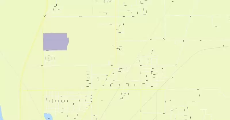 Printable Map Vigo County + Terre Haute Indiana, US, exact vector street G-View Level 17 (100 meters scale) map, V.08.12. fully editable, Adobe Illustrator, full vector, scalable, editable text format of street names, 2 Mb ZIP.