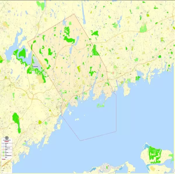 Urban plan Greenwich Connecticut: Digital Geography and Cartography