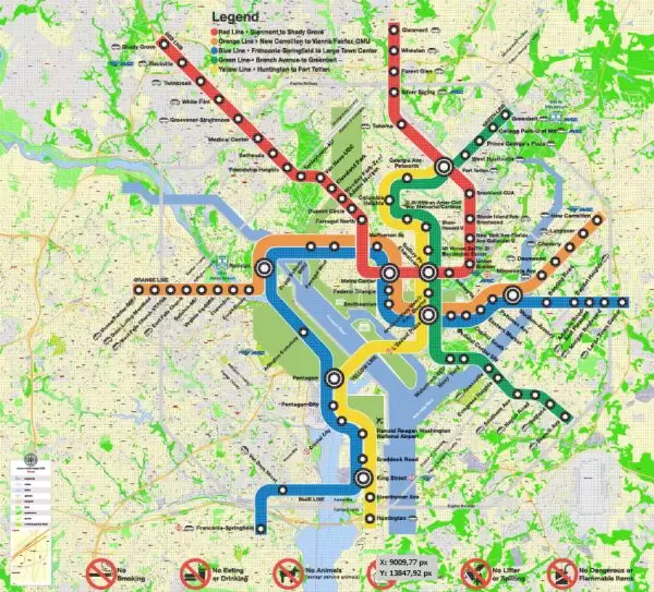Washington Vector Map