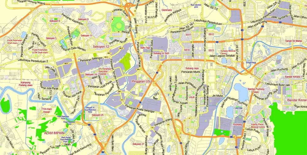 Kuala Lumpur, Map, Street Map Kuala Lumpur, Print, Printing, Design, City Map Kuala Lumpur, City Plan Kuala Lumpur, Urban Plan Kuala Lumpur, Editable Map Kuala Lumpur, Tourist Map Kuala Lumpur, Vector Map Kuala Lumpur, Illustrator Map Kuala Lumpur, Graphic Design, Road Map Kuala Lumpur, CorelDraw Map Kuala Lumpur, printable map Kuala Lumpur, Map Kuala Lumpur for Printing