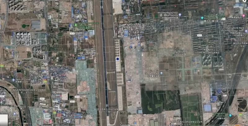 Satellite image Beijing
