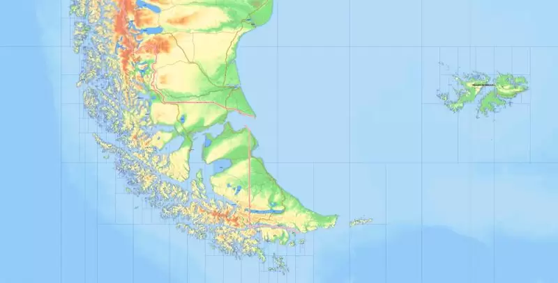 South America Vector Mercator Prj. Map Topo Relief 01 Main Roads Cities States editable Adobe Illustrator Printable