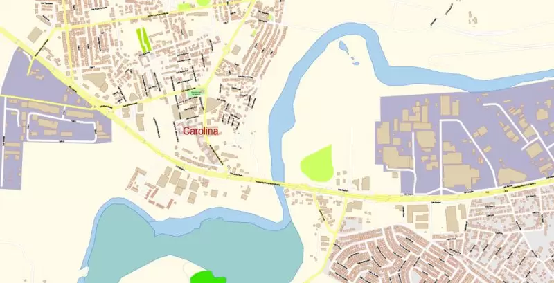 San Juan Metro Area PDF Map Vector Exact City Plan Puerto Rico detailed Street Map editable Adobe PDF in layers