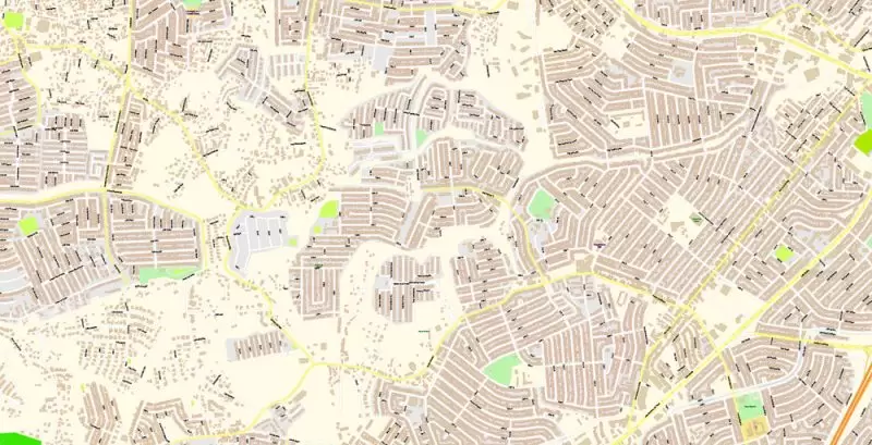 San Juan Metro Area PDF Map Vector Exact City Plan Puerto Rico detailed Street Map editable Adobe PDF in layers