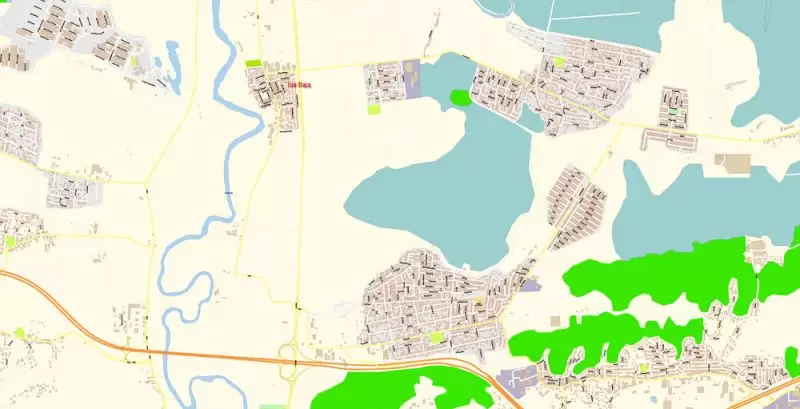 San Juan Metro Area PDF Map Vector Exact City Plan Puerto Rico detailed Street Map editable Adobe PDF in layers