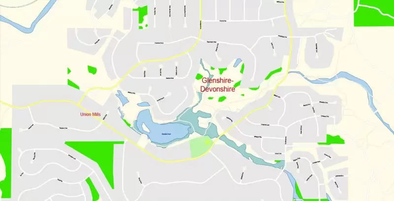 Carson City Nevada Map Vector Exact City Plan detailed Street Map editable Adobe Illustrator in layers