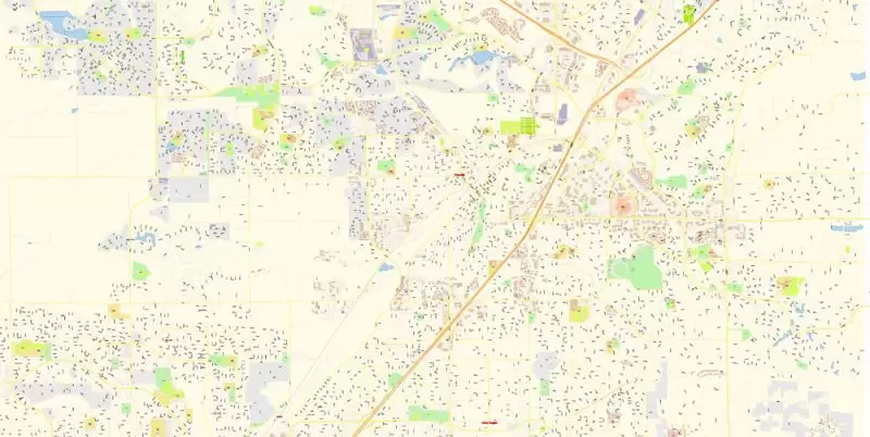 Sacramento California Map Vector Exact City Plan detailed Street Map editable Adobe Illustrator in layers