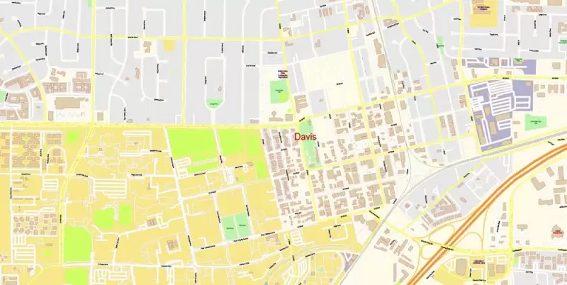 Sacramento California Map Vector Exact City Plan detailed Street Map editable Adobe Illustrator in layers