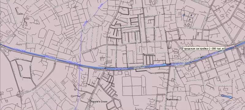 Ireland Island Vector Map in MIF / MID format simple and full all streets
