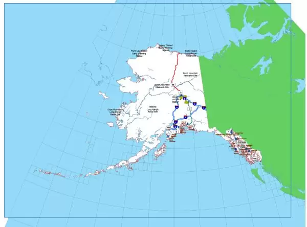 Free vector map Alaska State US Adobe Illustrator and PDF download