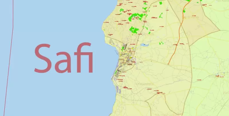 Morocco Map Vector Exact City Plan detailed Street Road Admin Map editable Adobe Illustrator in layers